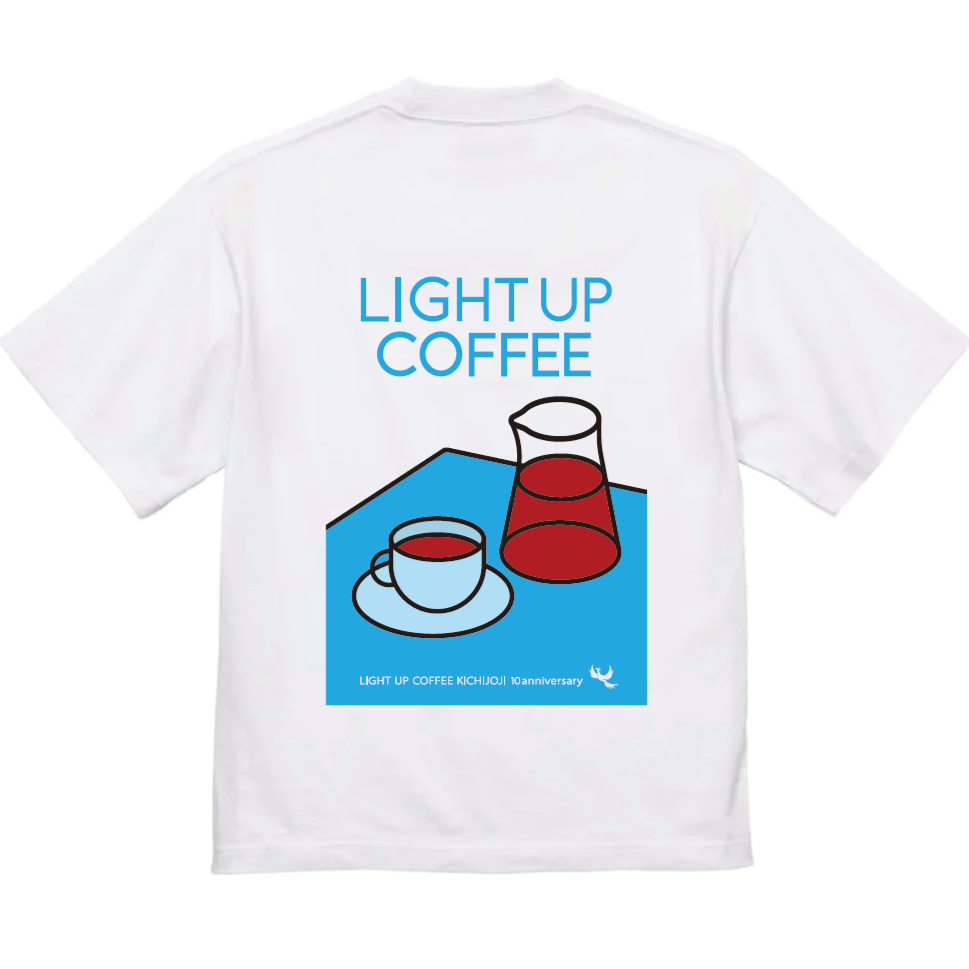 LIGHT UP COFFEE】10周年記念Tシャツ